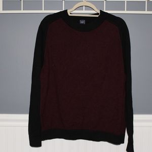 Two-Tone Knit Sweater - image 1